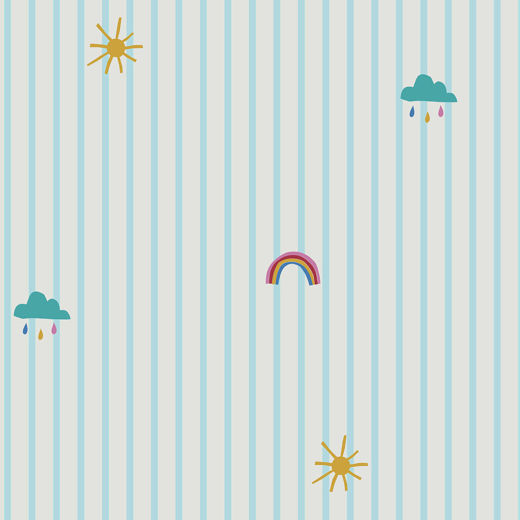 Whatever The Weather Icons Haze Blue Wallpaper 118583 by Joules