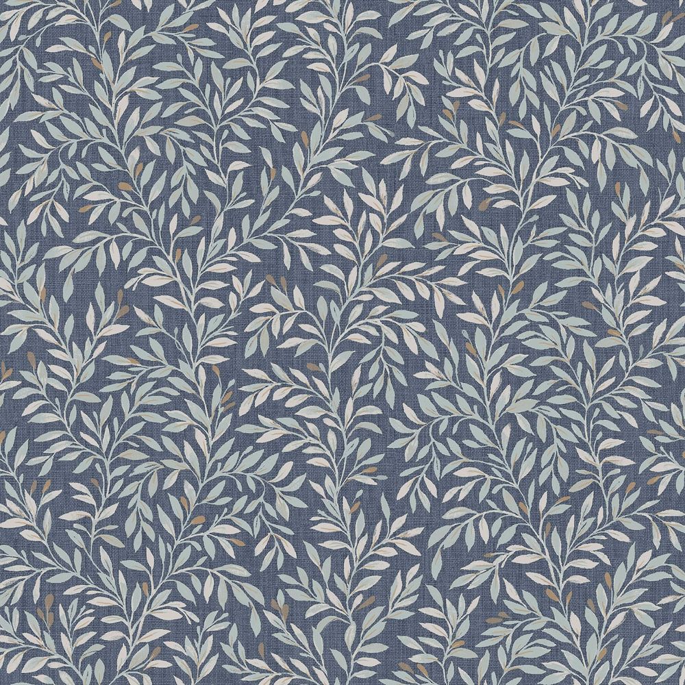 Ditsy Leaf Navy Wallpaper 120203 by Next