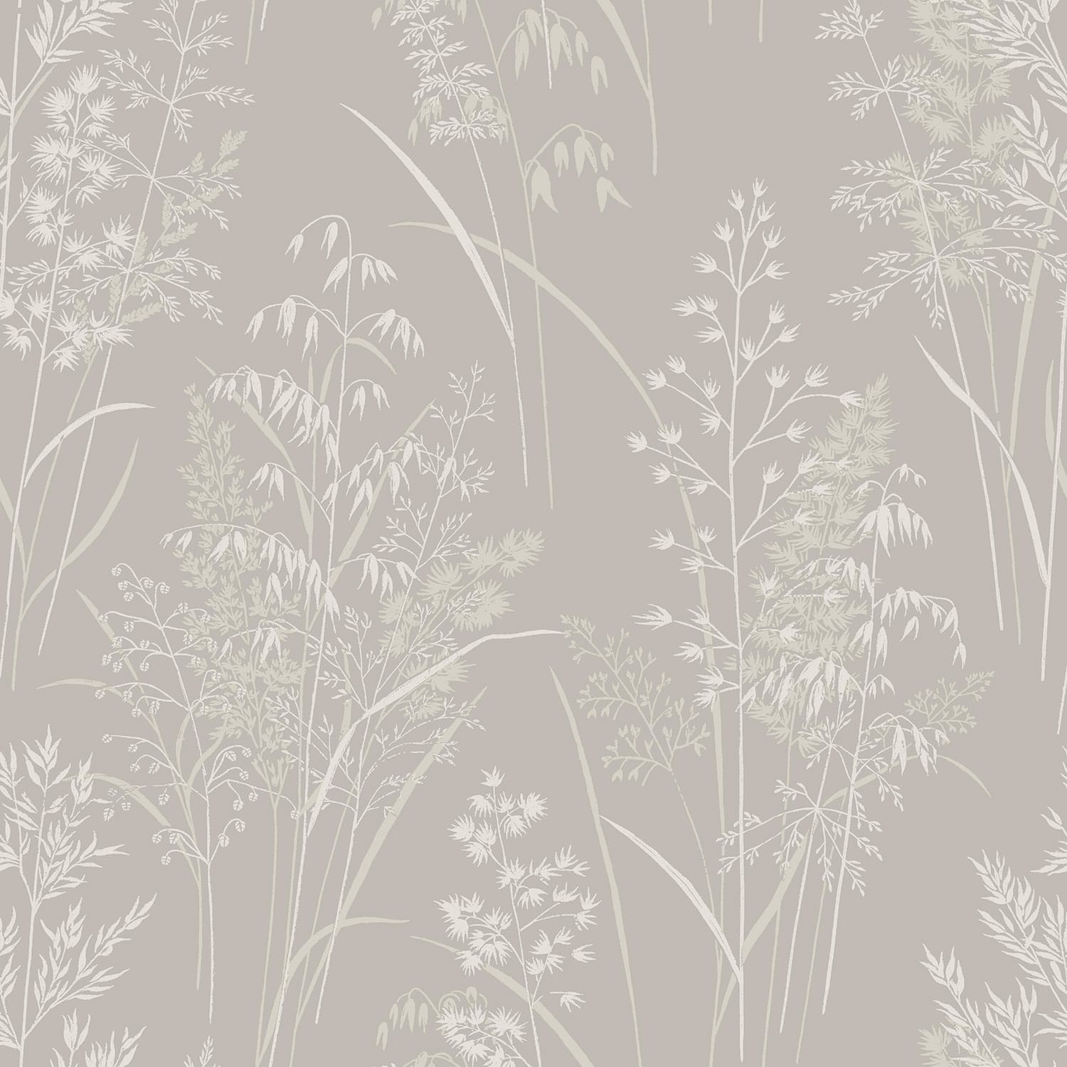 Leaf Sprigs Taupe Wallpaper 120206 by Next