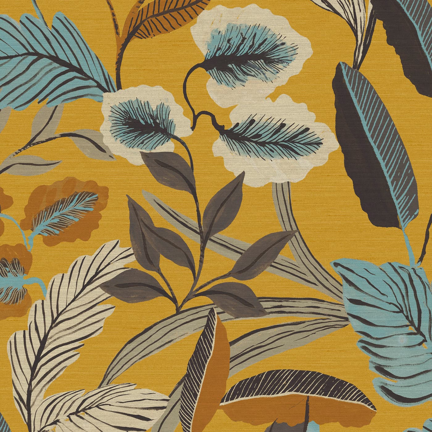 Paradise Arts Ochre Wallpaper 121157 by Sublime