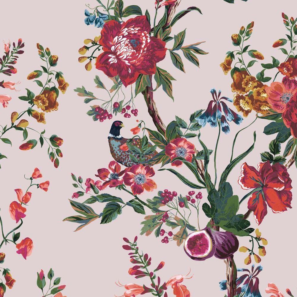 Forest Chinoiserie Antique Crème Multi Wallpaper 118558 by Joules