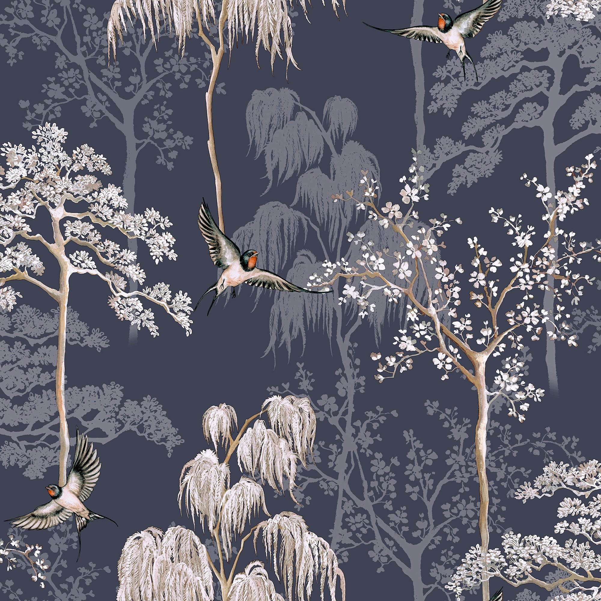 Japanese Garden Blue sw12 by Arthouse