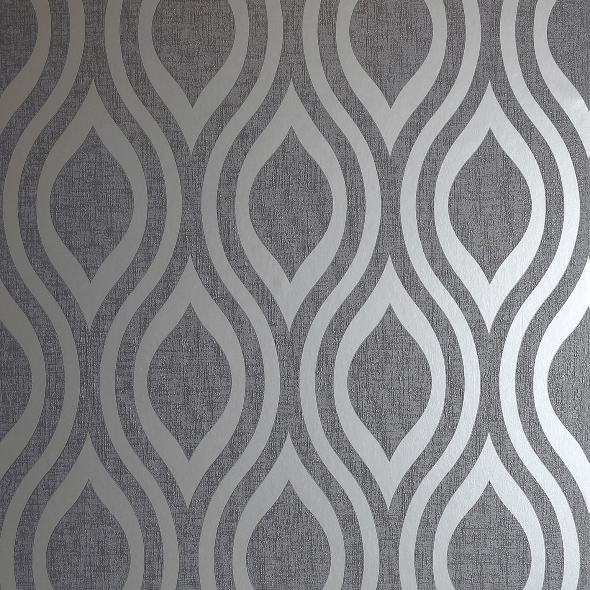 Luxe Ogee Wallpaper 910202 by Arthouse