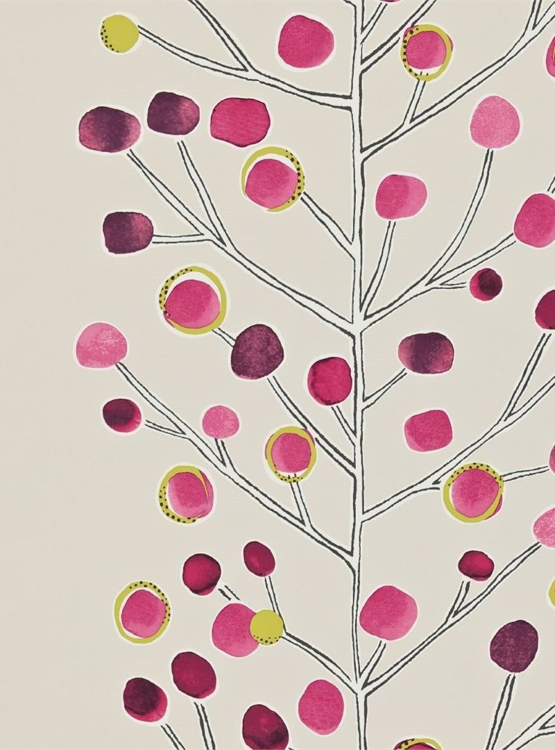 Berry Tree Wallpaper NMEL110204 by Scion