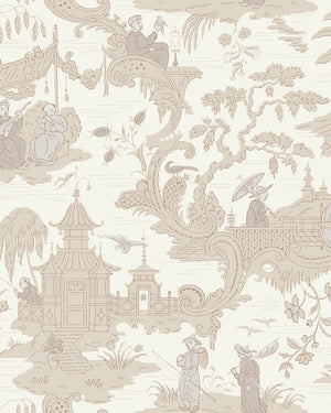 Chinese Toile Wallpaper 100-8039 by Cole & Son