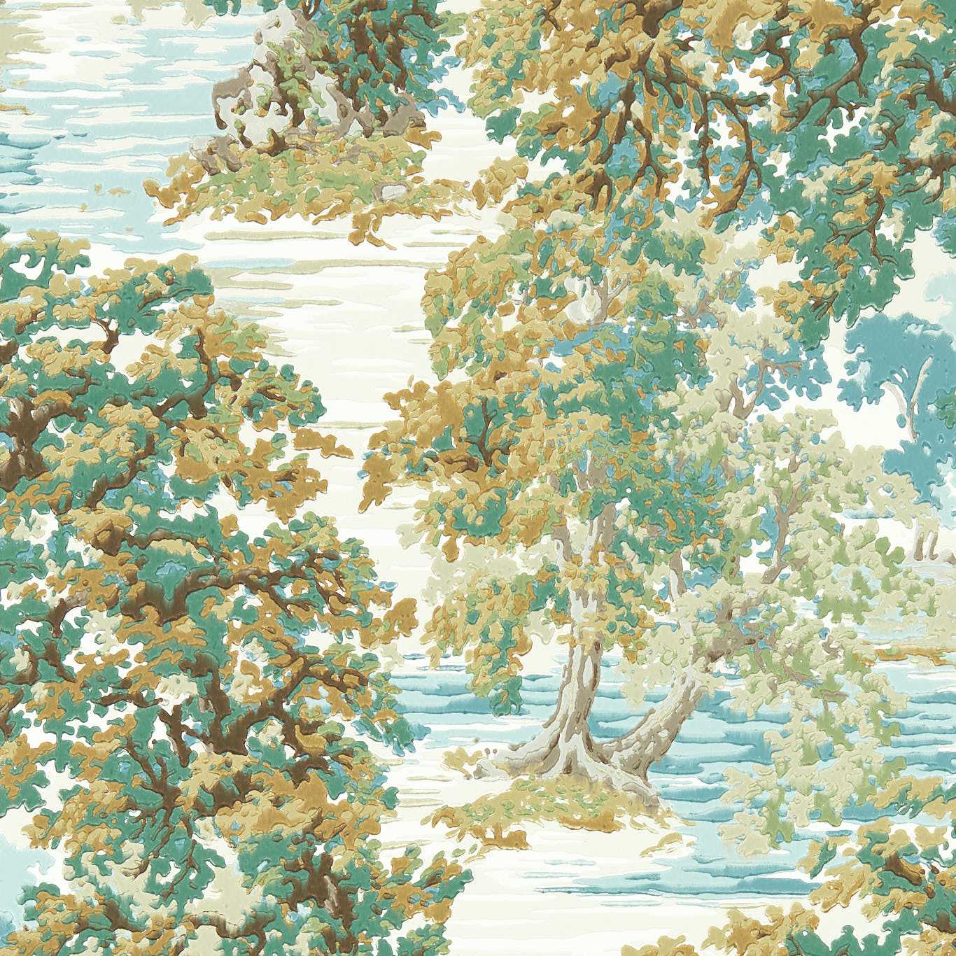 Ancient Canopy Moss Wallpaper DABW217221 by Sanderson