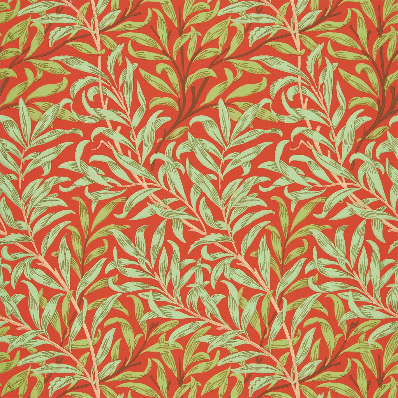 William Morris Willow Bough Wallpaper DBPW216951 by Morris & Co