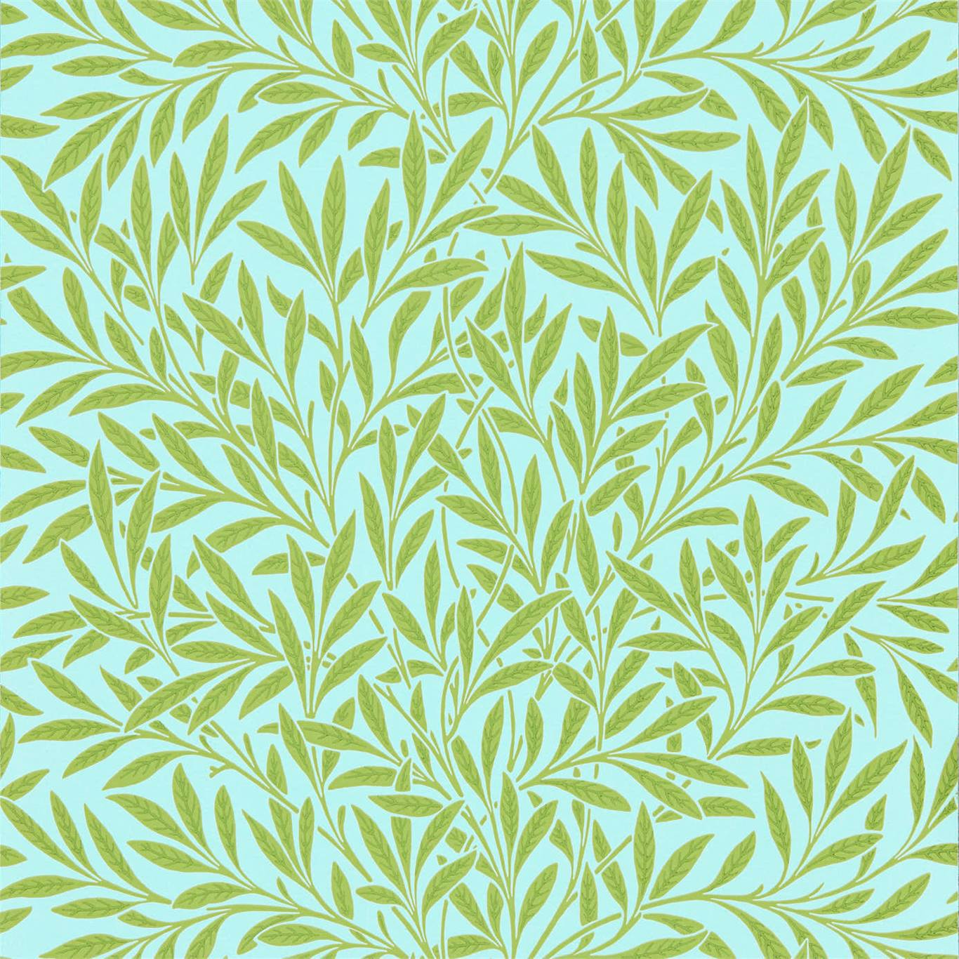 Willow Sky/Leaf Wallpaper DBPW216964 by Morris & Co
