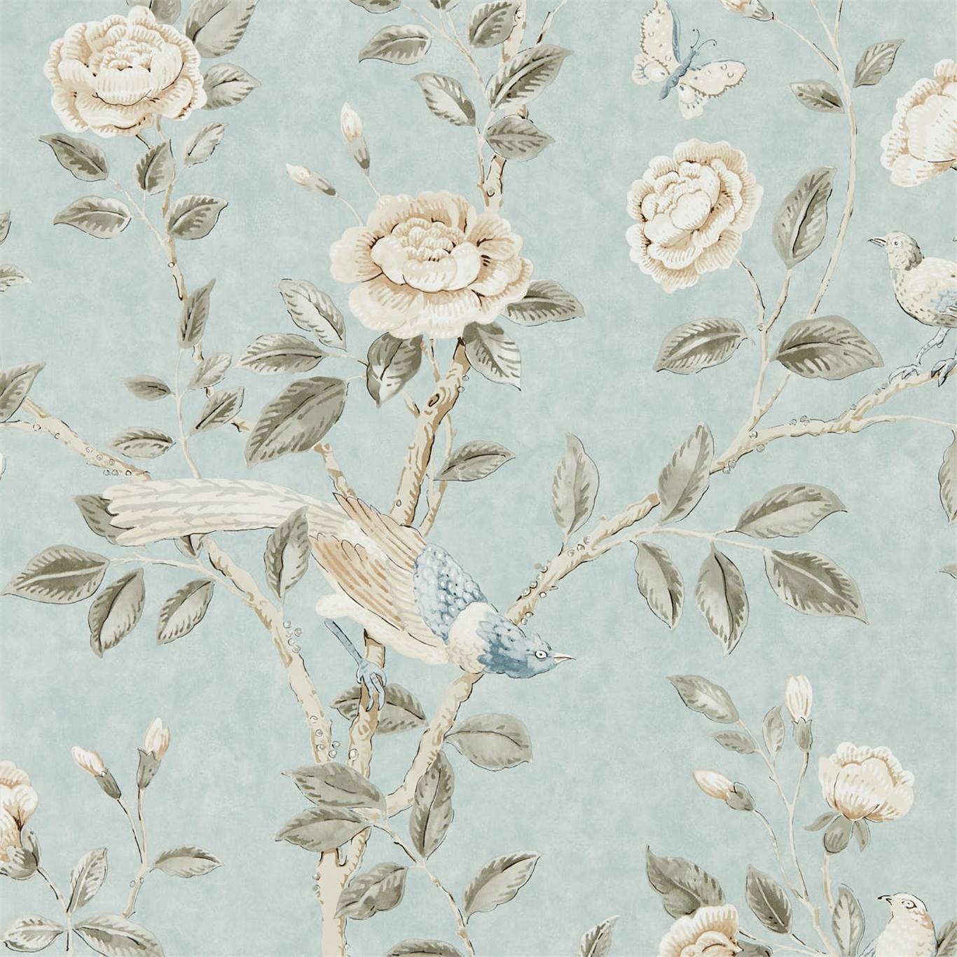 Andhara Dove/Cream Wallpaper DCPW216797 by Sanderson