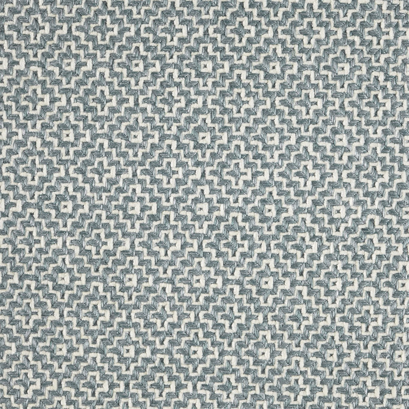 Linden Wedgwood/Ivory Fabric By Sanderson