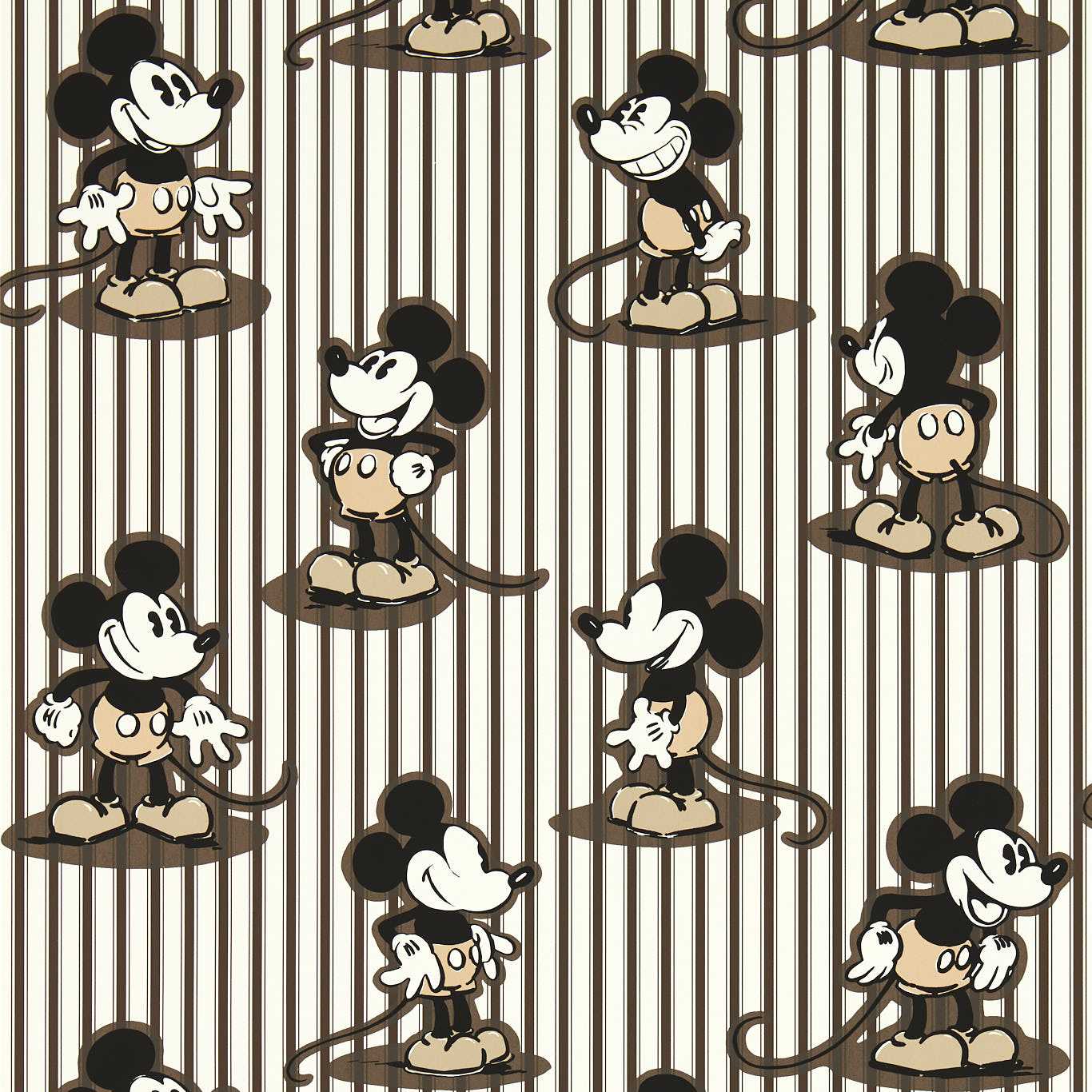 Mickey Stripe Humbug Wallpaper DDIW217272 by Sanderson