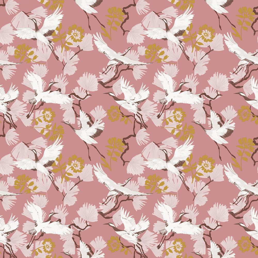 Demoiselle Wallpaper Blush by furn.