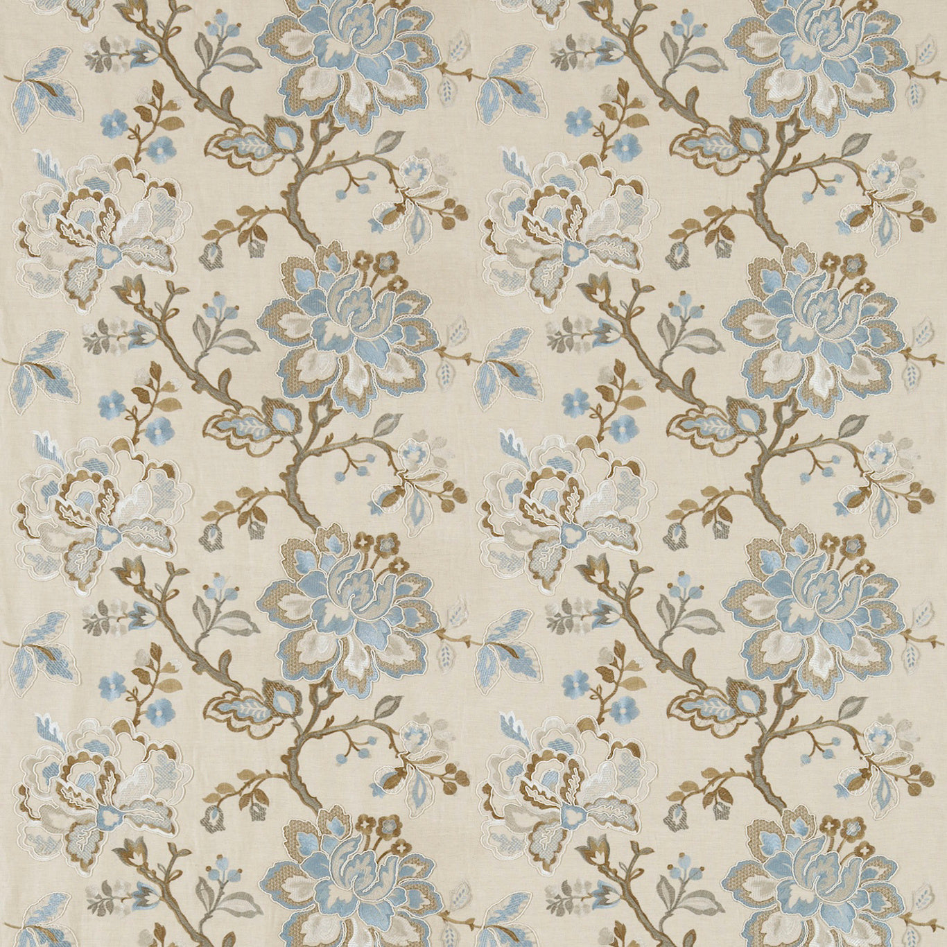 Angelique Wedgwood/Sable Fabric By Sanderson