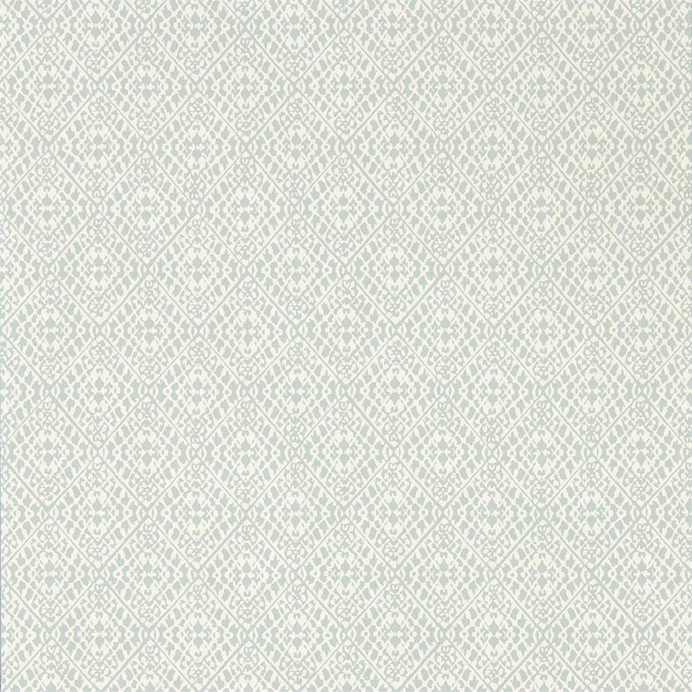 Pinjara Trellis Blue Clay Wallpaper DLMW216906 by Sanderson