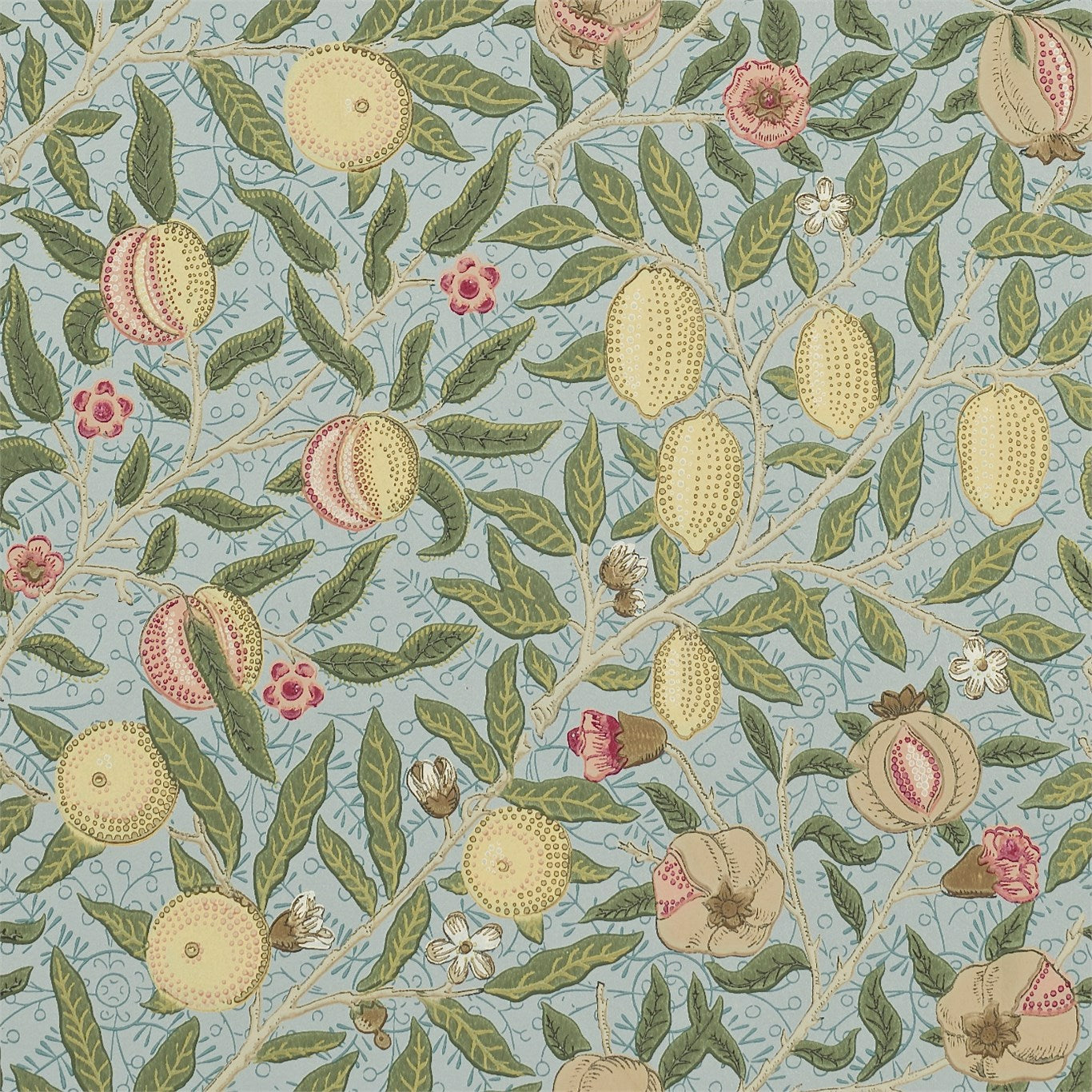 Fruit Slate/Thyme Wallpaper DM6P210396 by Morris & Co
