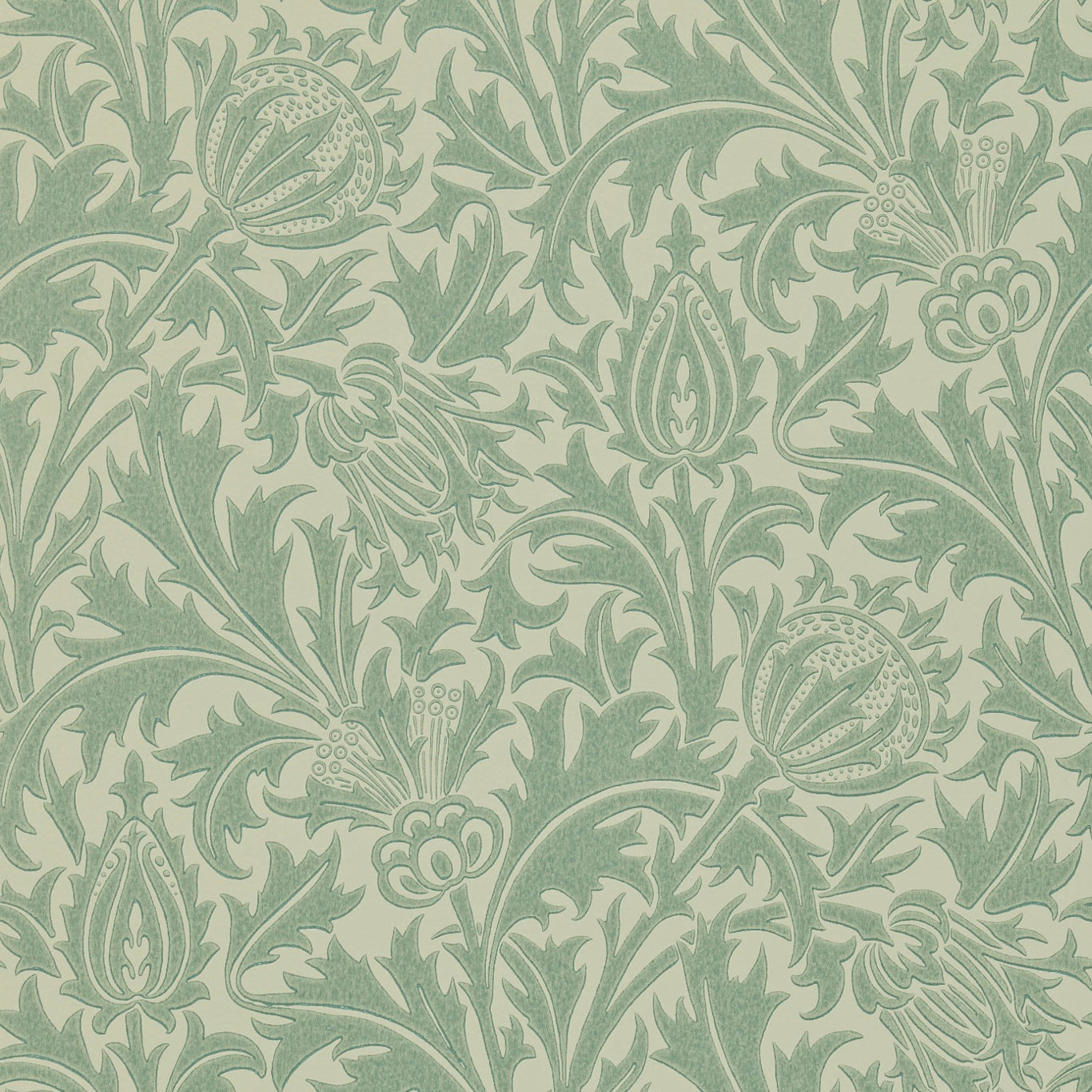 Thistle Wallpaper DMOWTH105 by Morris & Co