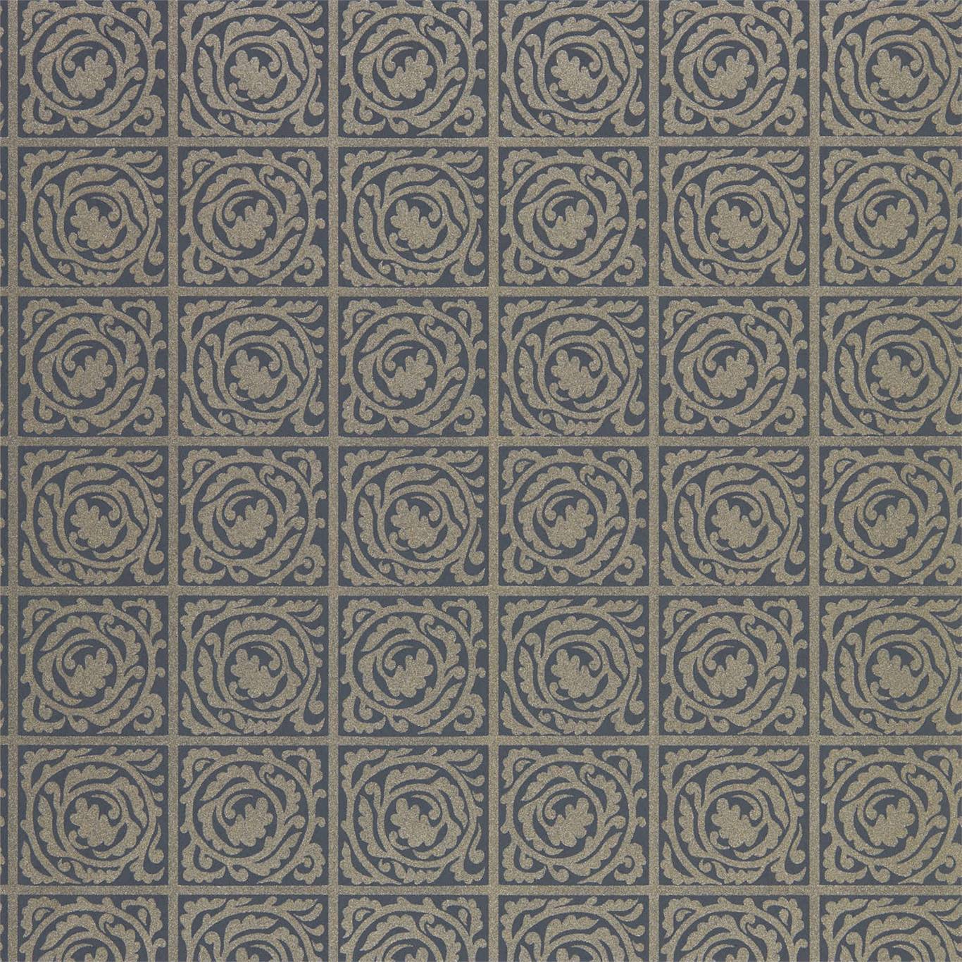 Pure Scroll Ink Wallpaper DMPN216547 by Morris & Co