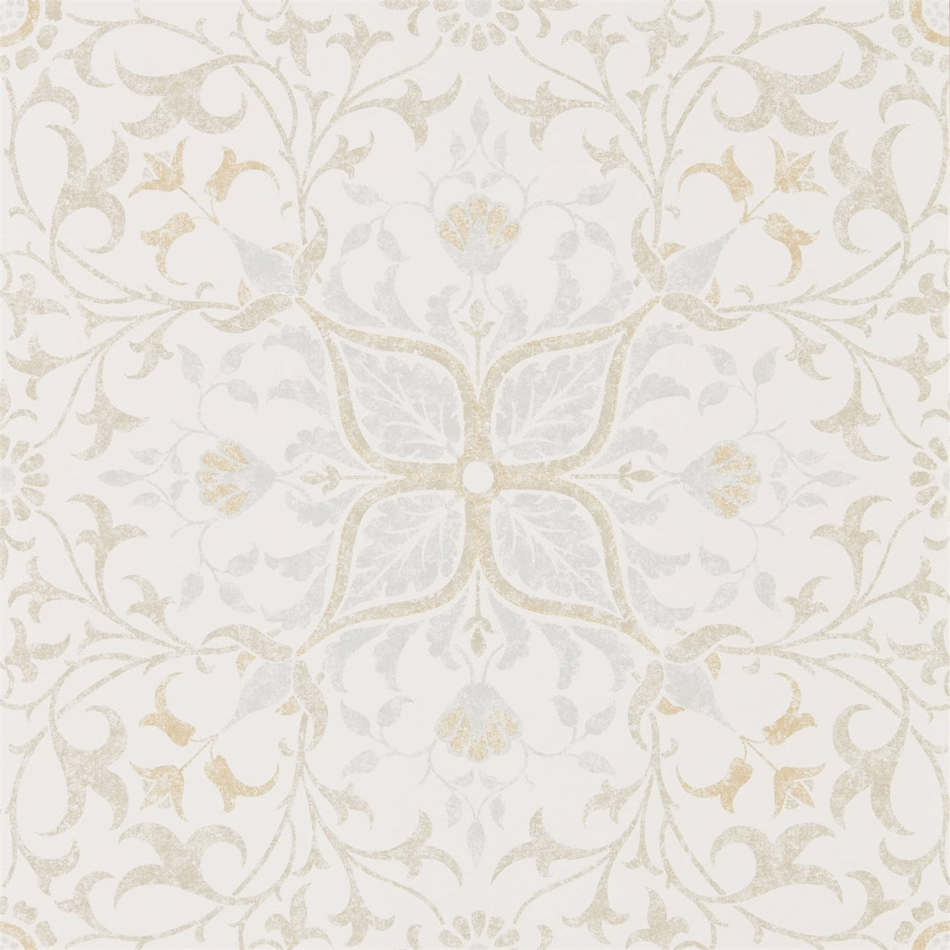 Pure Net Ceiling Cream/Eggshell Wallpaper DMPU216038 by Morris & Co
