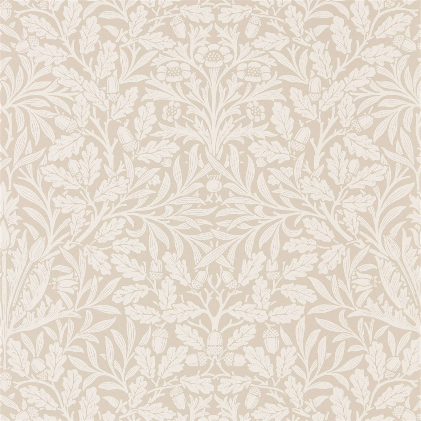 Morris And Co Pure Acorn Wallpaper DMPU216040 by Morris & Co