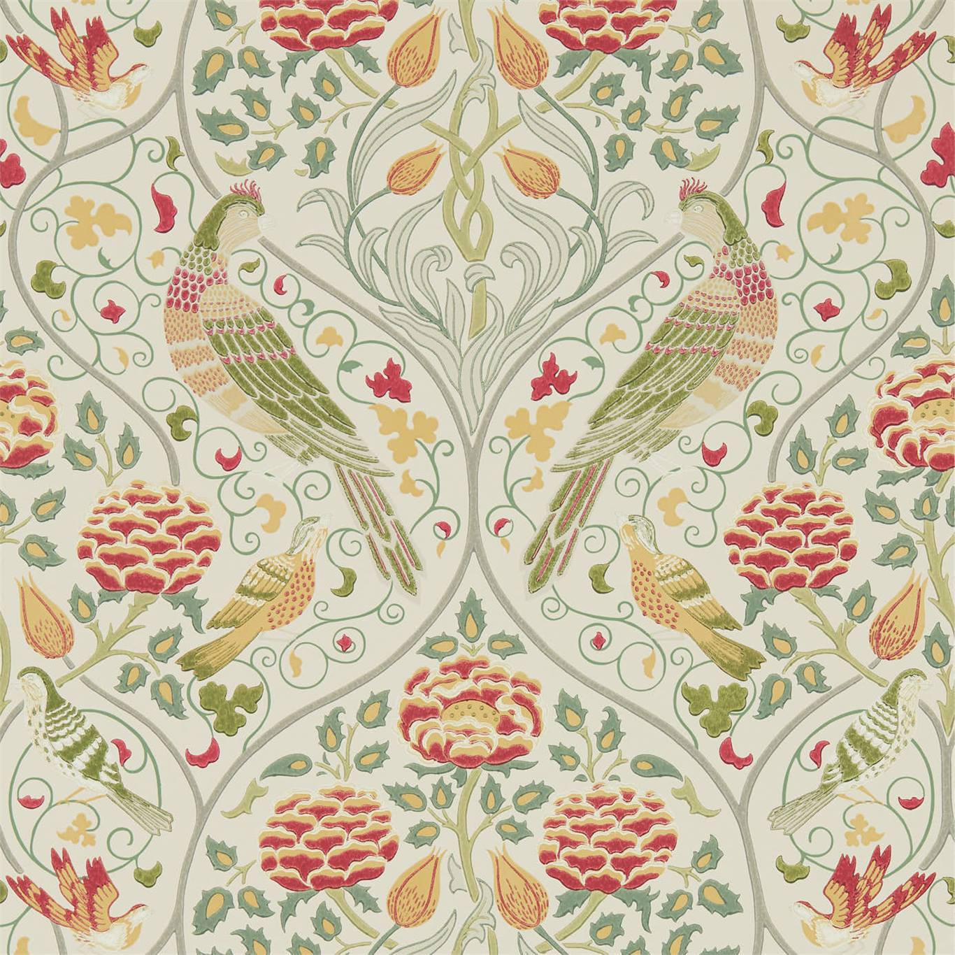 Seasons by May Linen Wallpaper DMSW216687 by Morris & Co