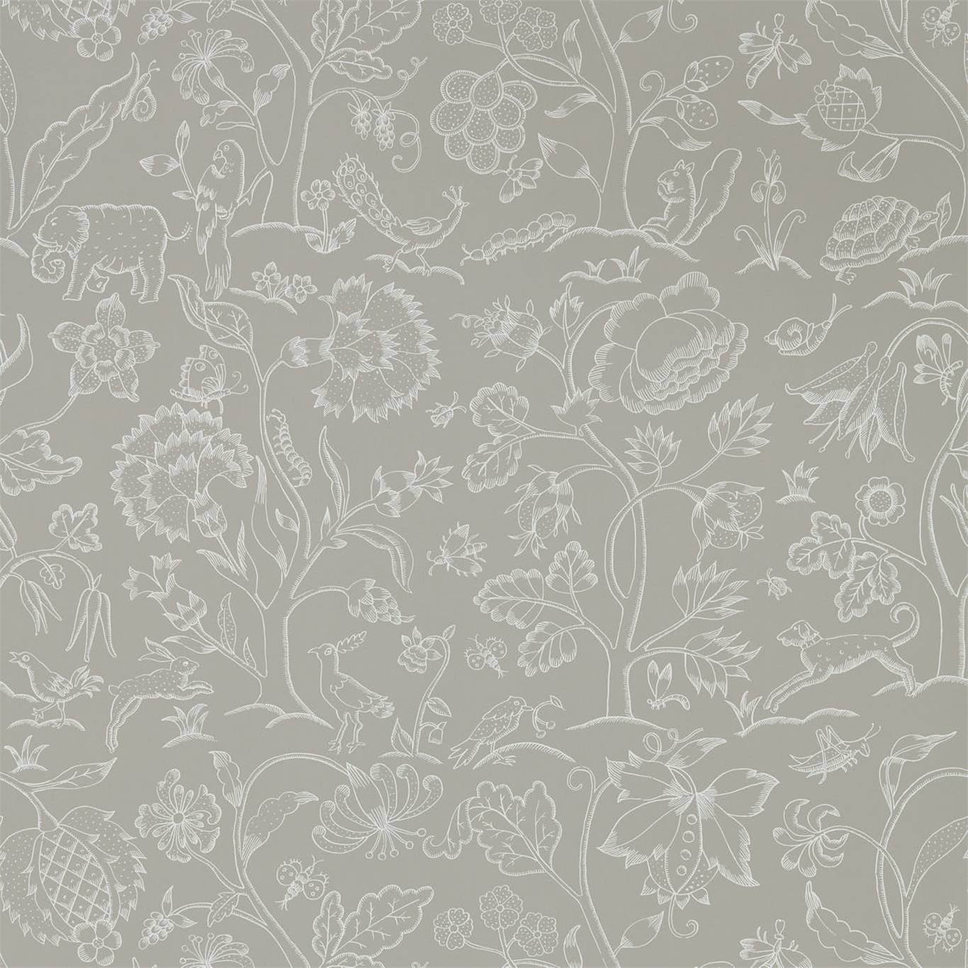 Middlemore Linen Chalk Wallpaper DMSW216697 by Morris & Co