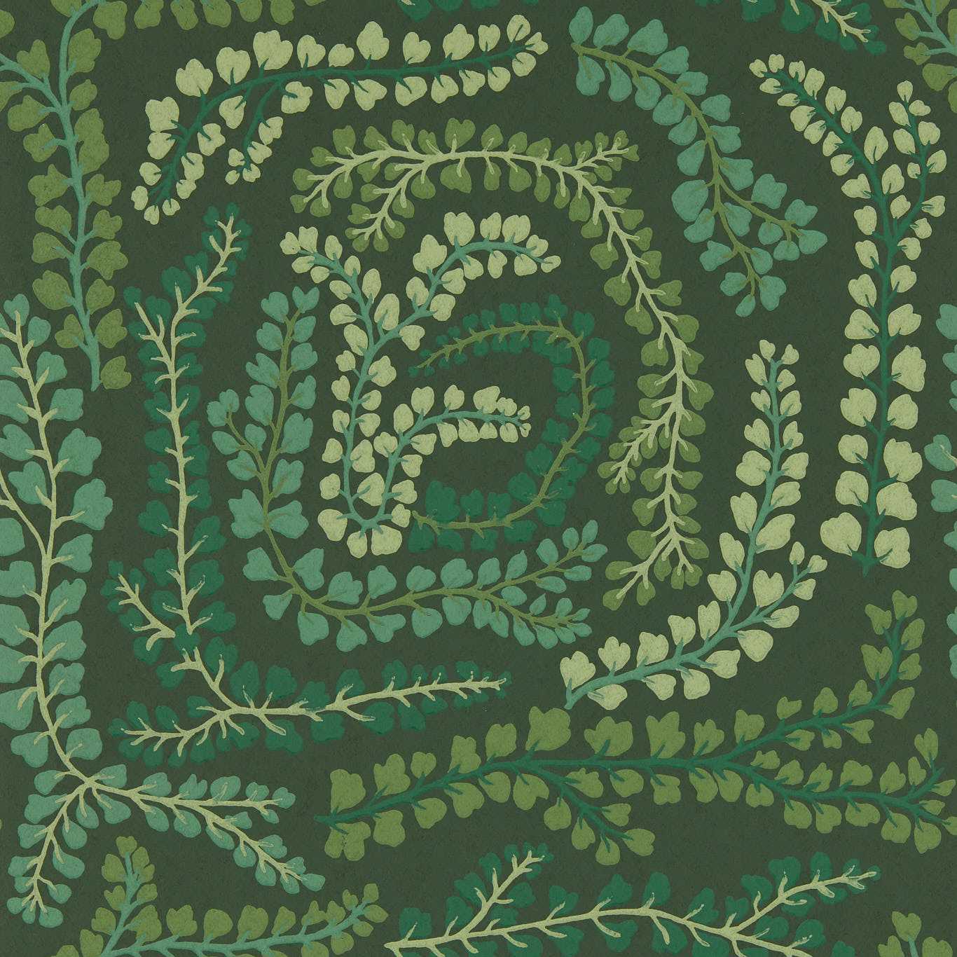 Fayola Fig Leaf/Clover Wallpaper HC4W113019 by Harlequin