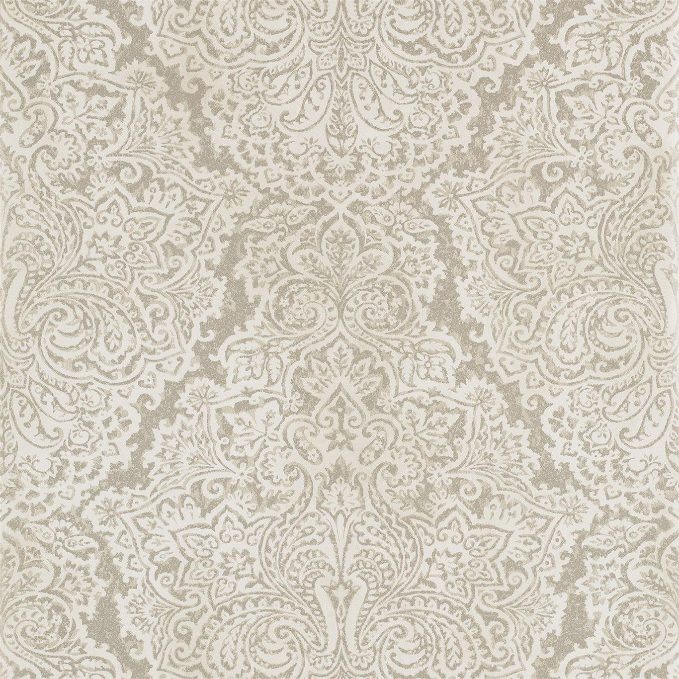 Aurelia White Gold Wallpaper HLEO110640 by Harlequin