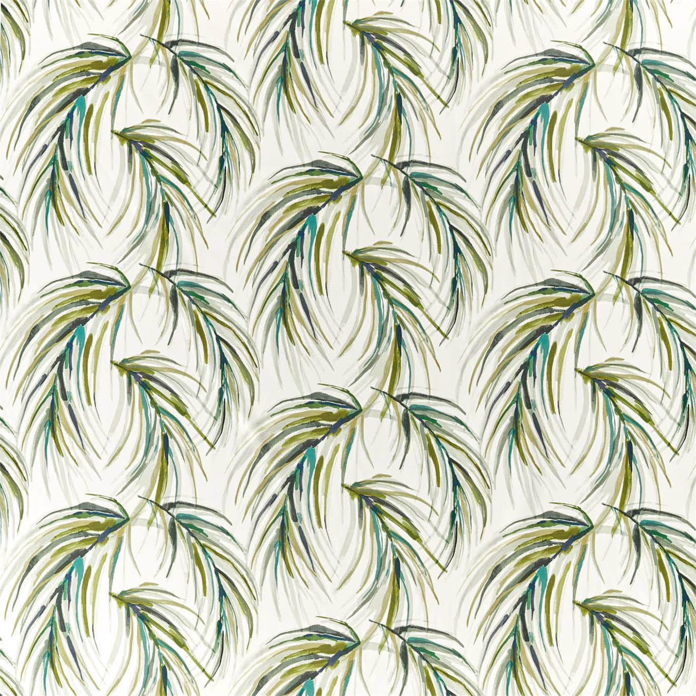 Alvaro Lime/Jade/Palm Fabric By Harlequin