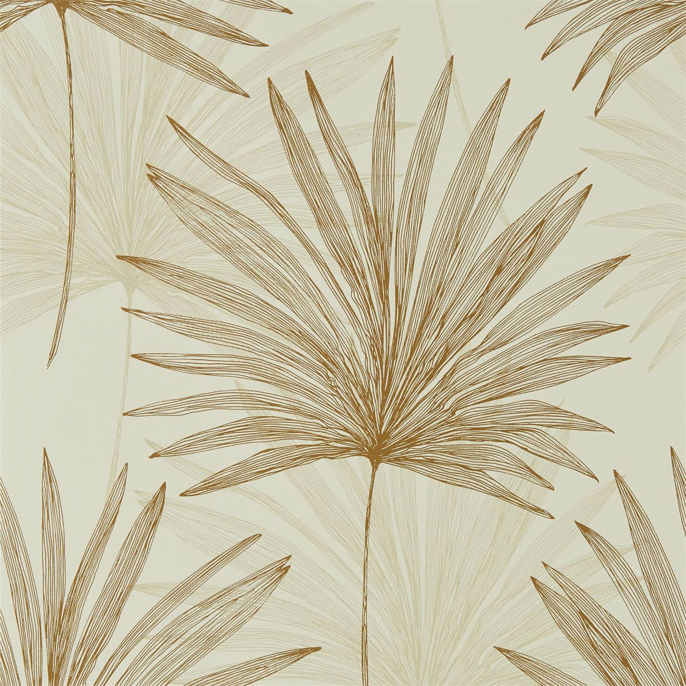 Mitende Oyster/Gold Wallpaper HMIW112228 by Harlequin