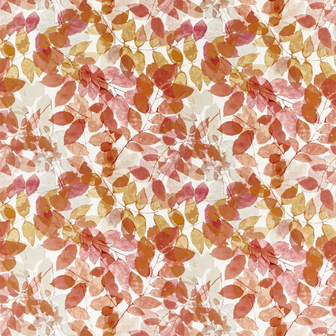 Expose Rosewood/Saffron/Parchment Fabric By Harlequin