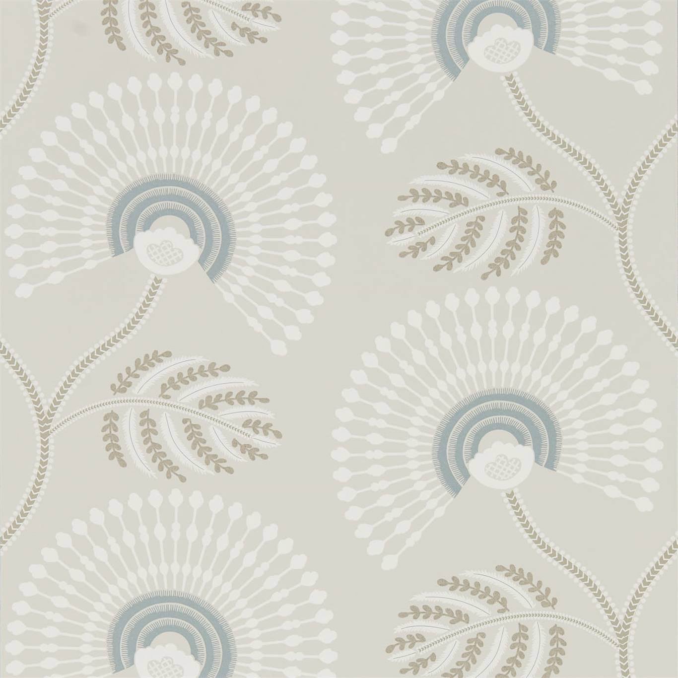 Louella Seaglass/Pearl Wallpaper HPUT111910 by Harlequin