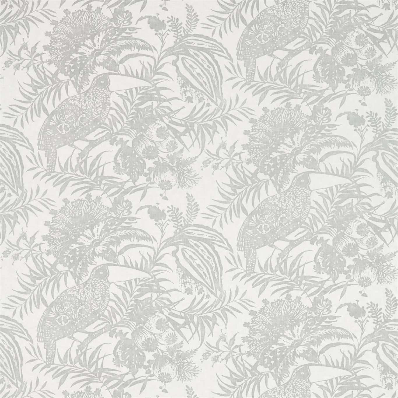 Toco Silver Fabric By Harlequin
