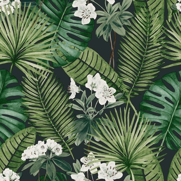Isla Leaf Wallpaper M37804 by Muriva