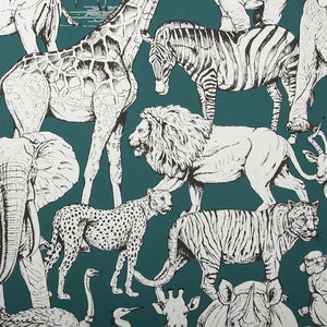 Jungle Animals Vert Wallpaper 107692 by Superfresco Easy