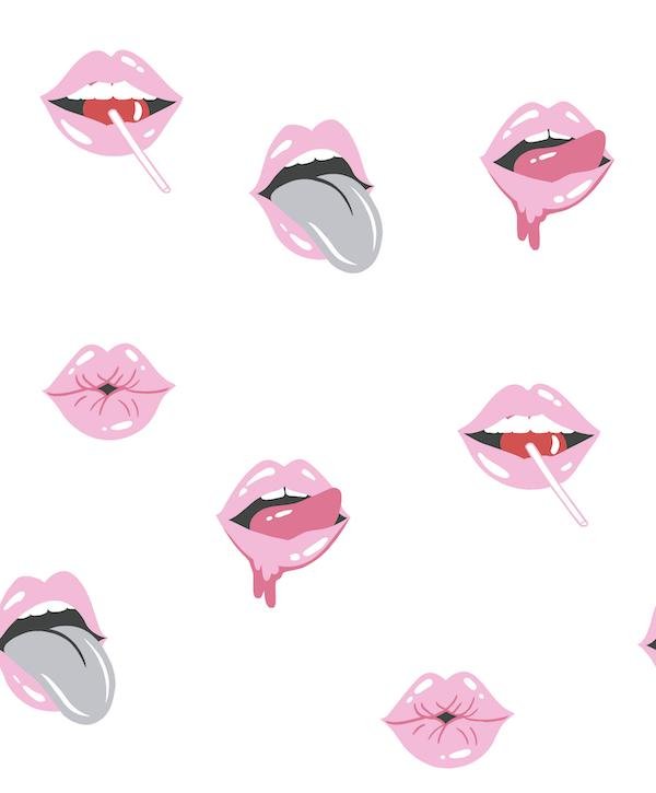 Lip Service Wallpaper 187521 by Muriva