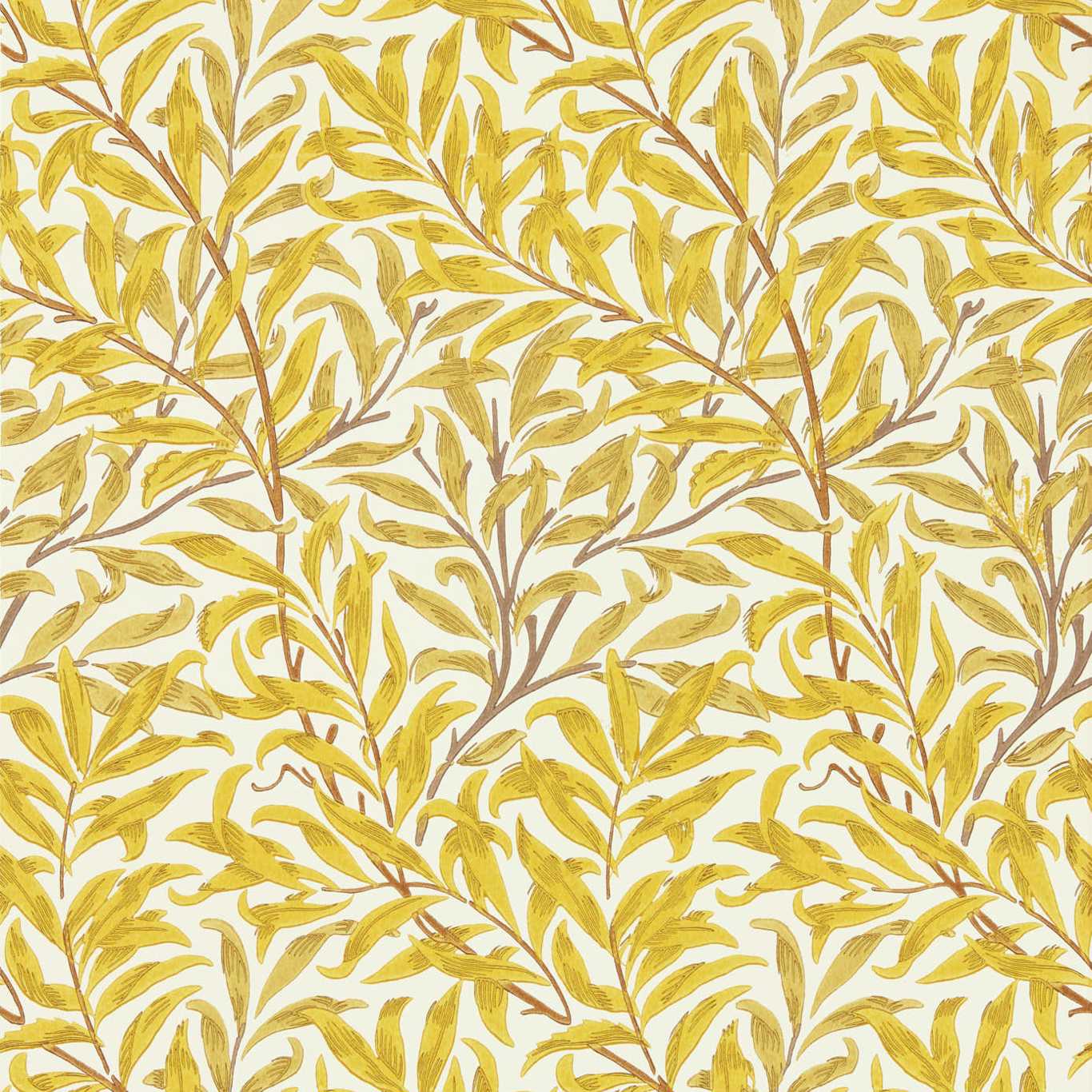 Willow Bough Summer Yellow Wallpaper MCOW217089 by Morris & Co