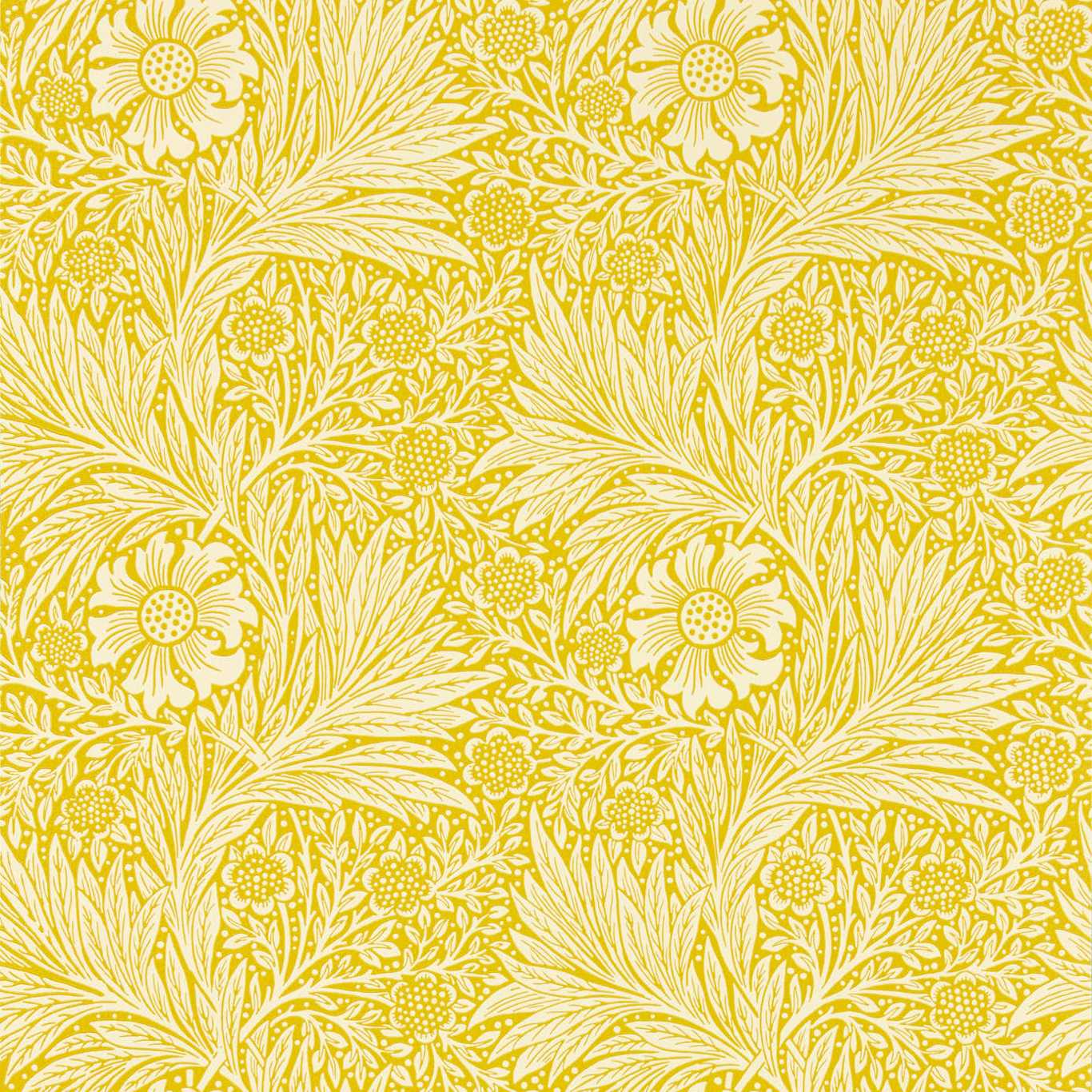 Marigold Yellow Wallpaper MCOW217091 by Morris & Co