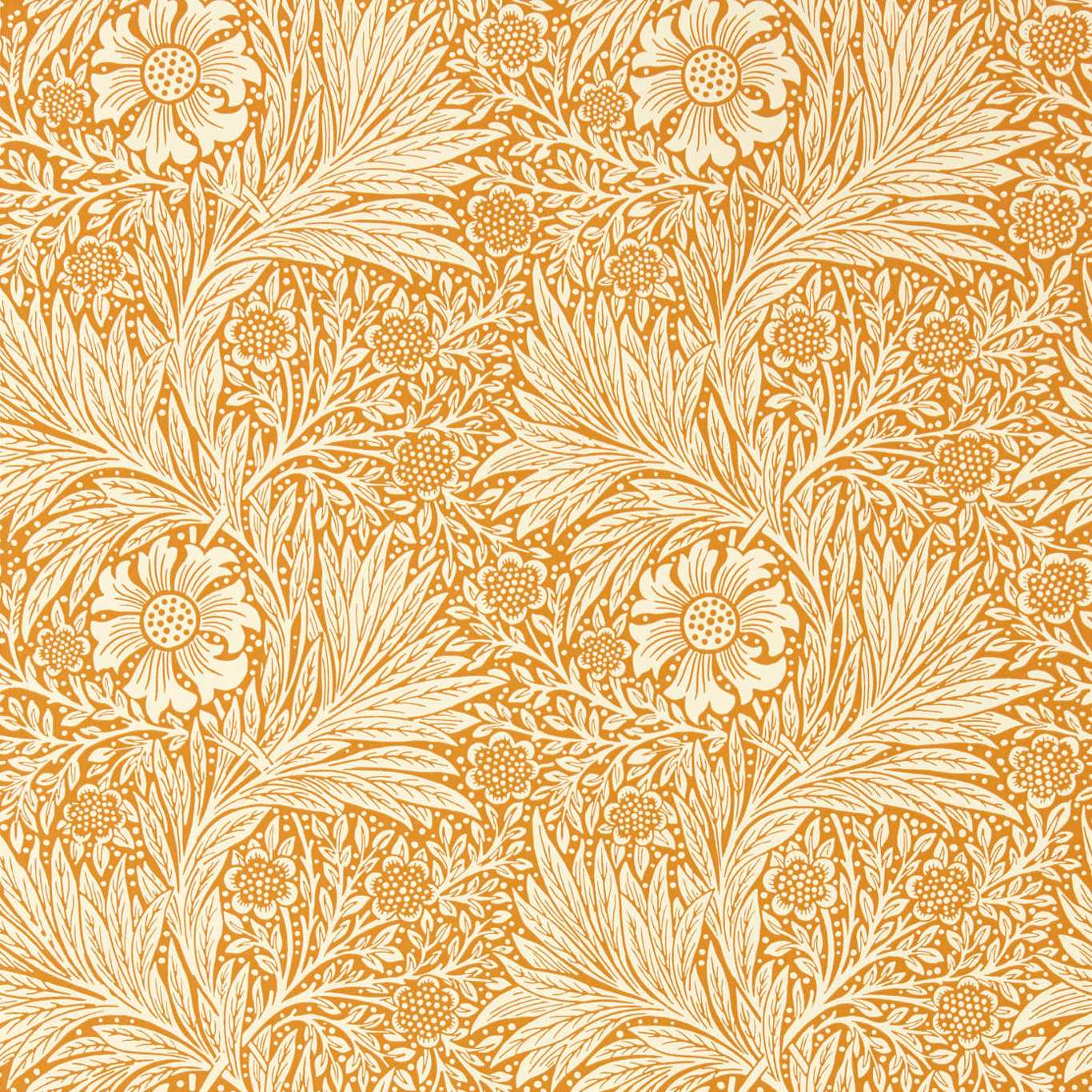 Marigold Orange Wallpaper MCOW217093 by Morris & Co