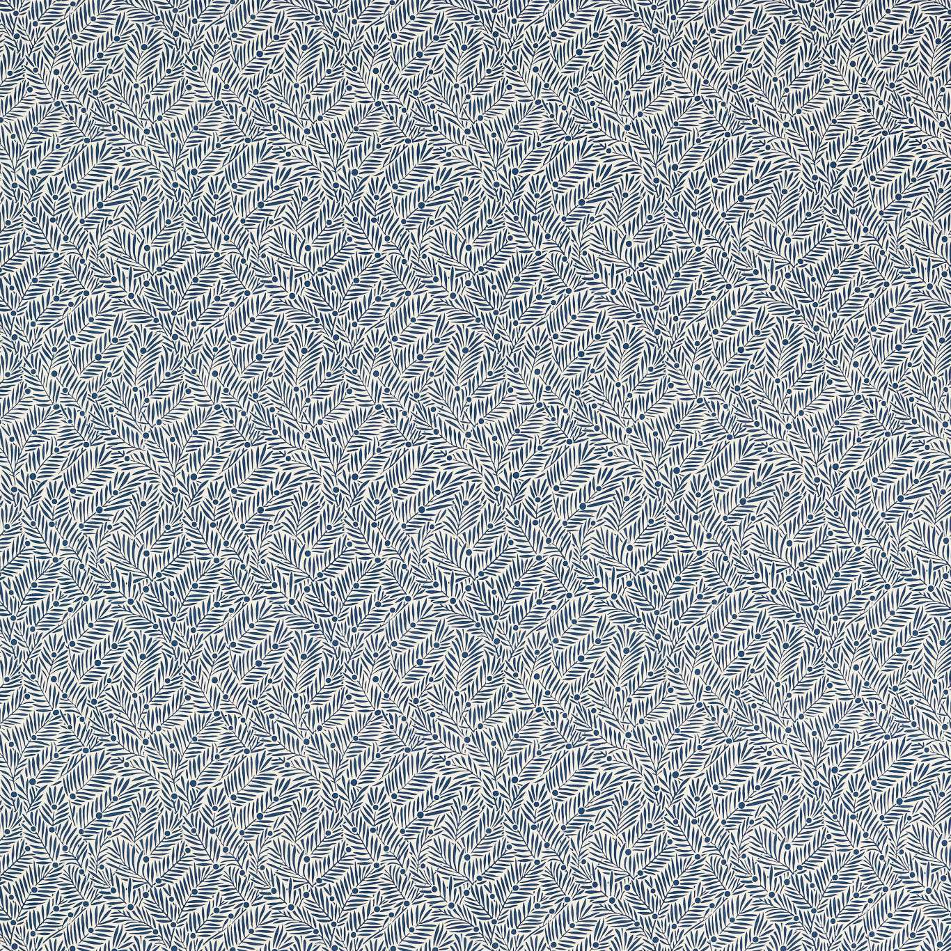 Yew and Aril Ink Fabric By Morris & Co