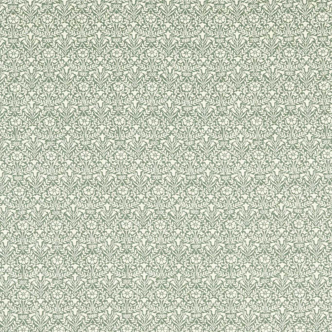 Bellflowers Weave Seagreen Fabric By Morris & Co
