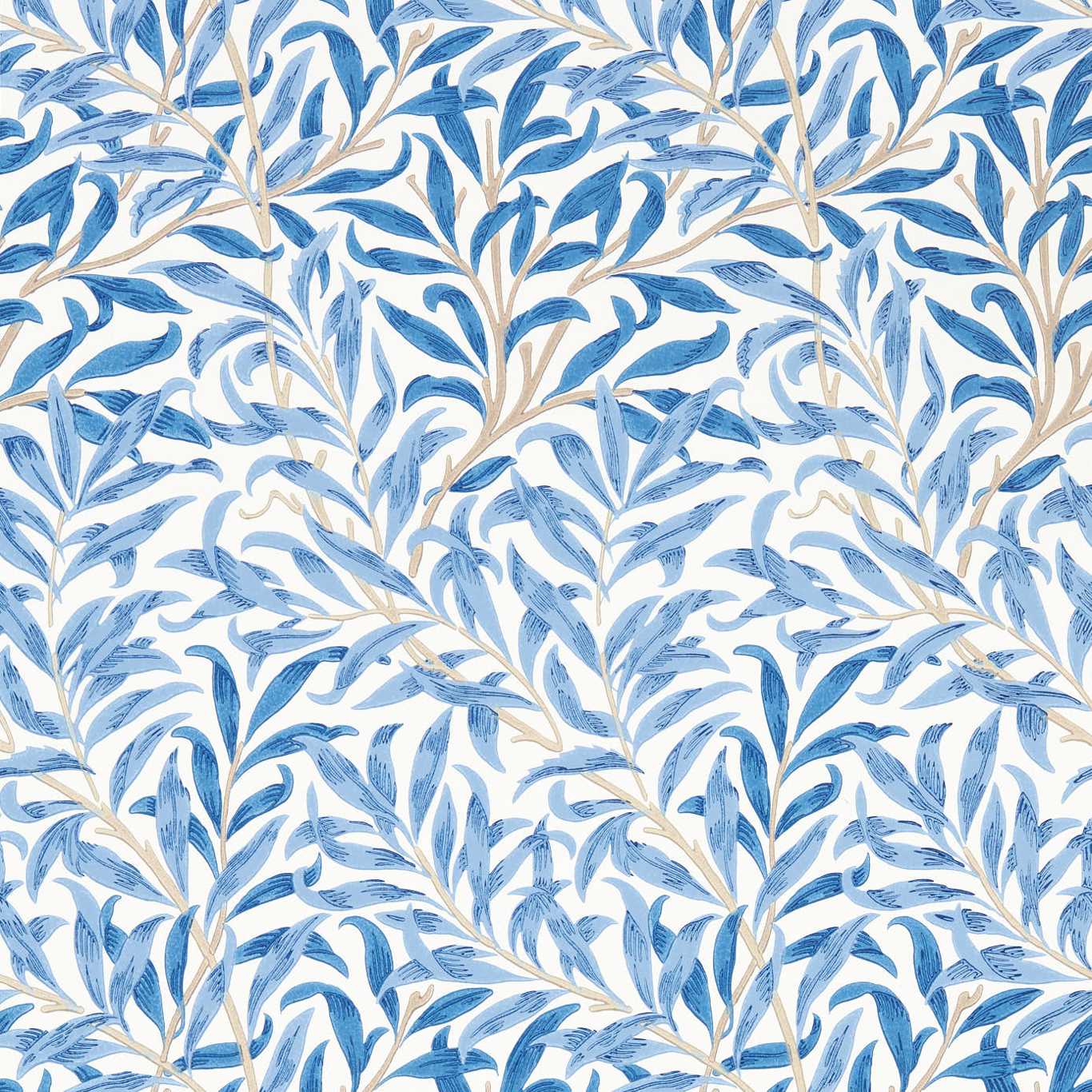 Willow Bough Woad Wallpaper MSIM217080 by Morris & Co