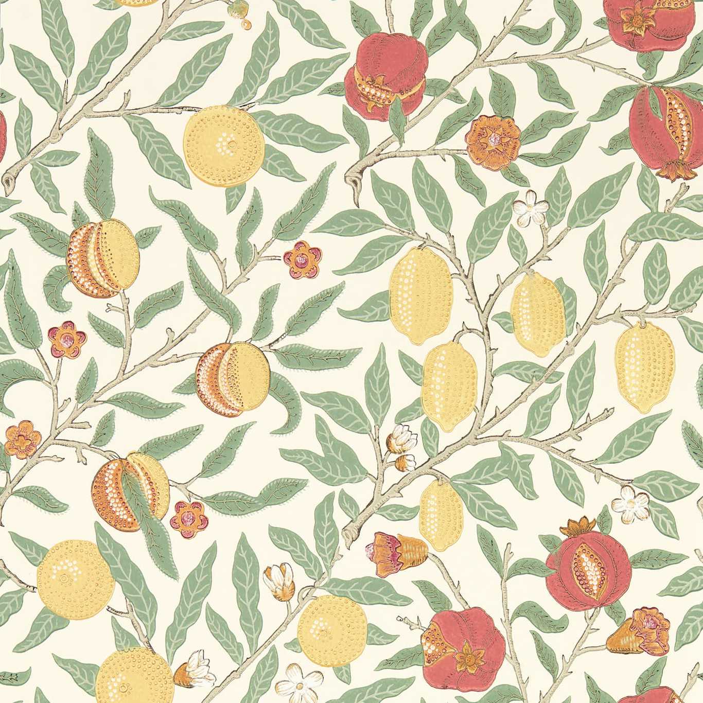 Fruit Bayleaf/Russet Wallpaper MSIM217087 by Morris & Co
