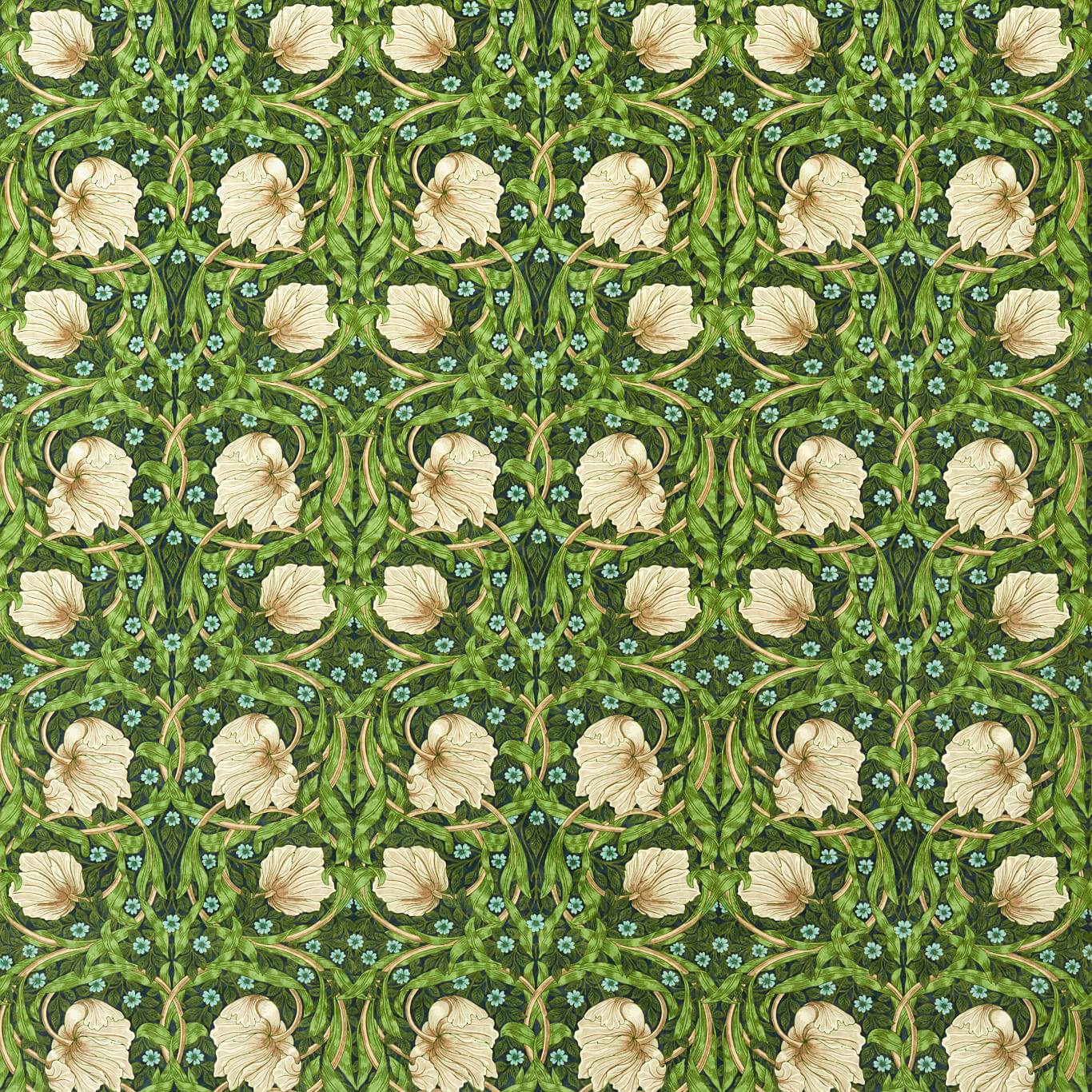 Pimpernel Midnight Fields Fabric By Morris & Co