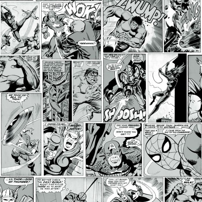 Marvel Comic Strip Wallpaper 159502 by Muriva