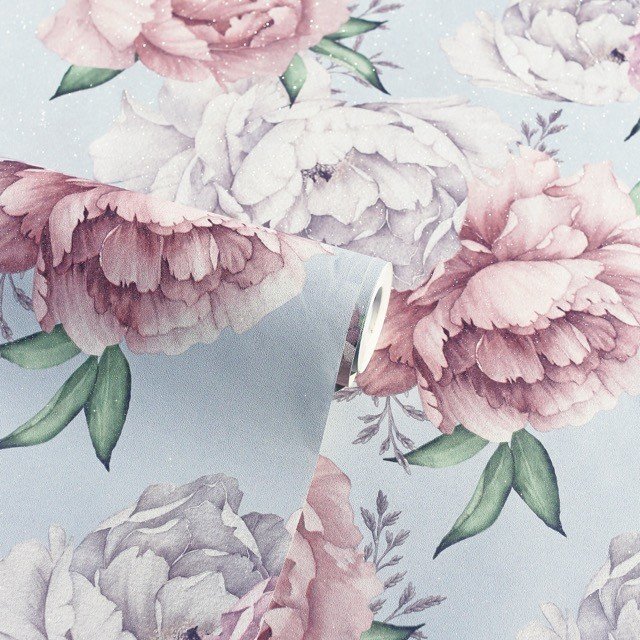 Mixed Peonies Wallpaper 251908 by Arthouse