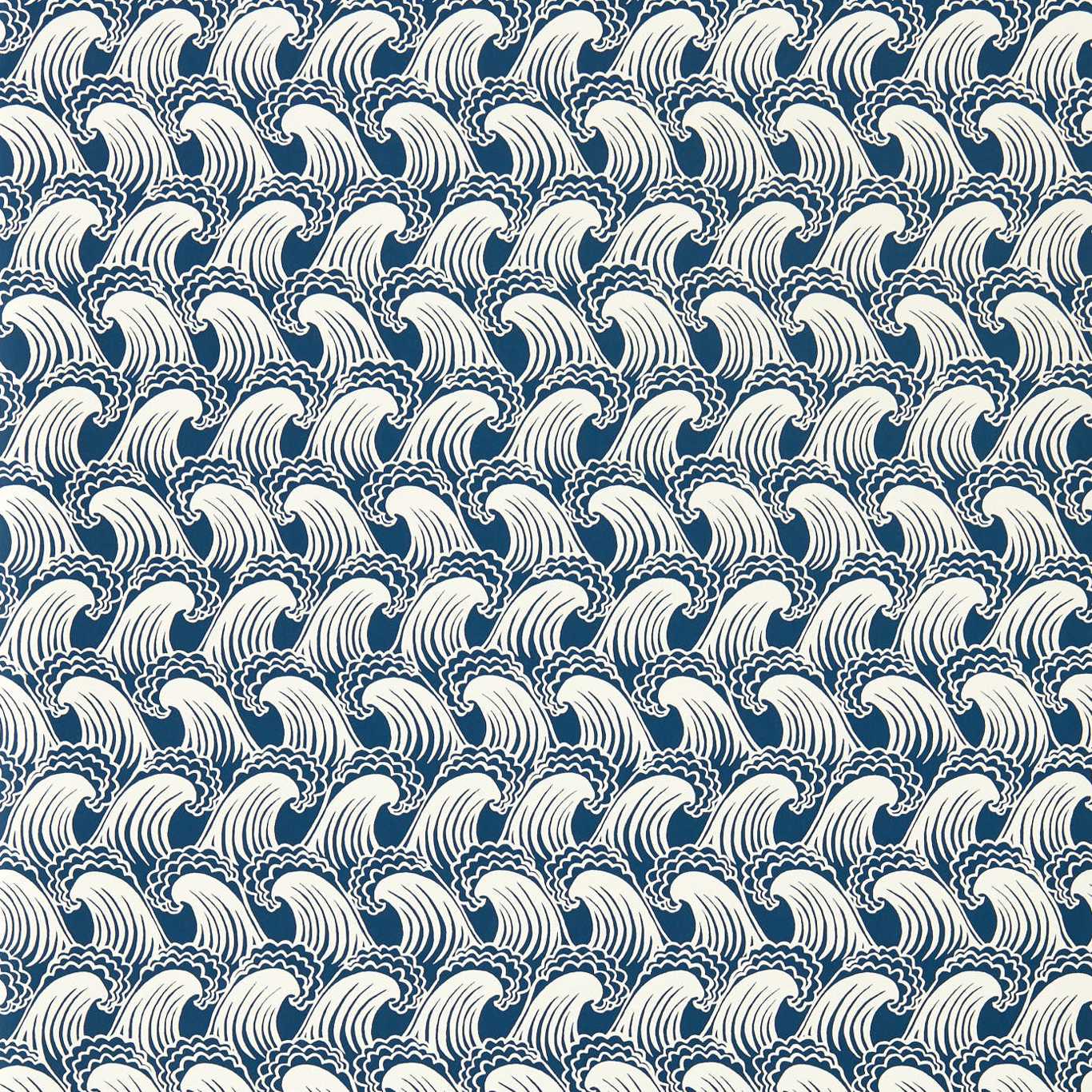 Ride the Wave Denim Wallpaper NART112807 by Scion