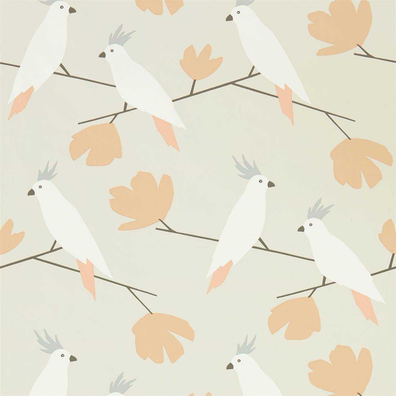 Love Birds Blush Wallpaper NESW112221 by Scion