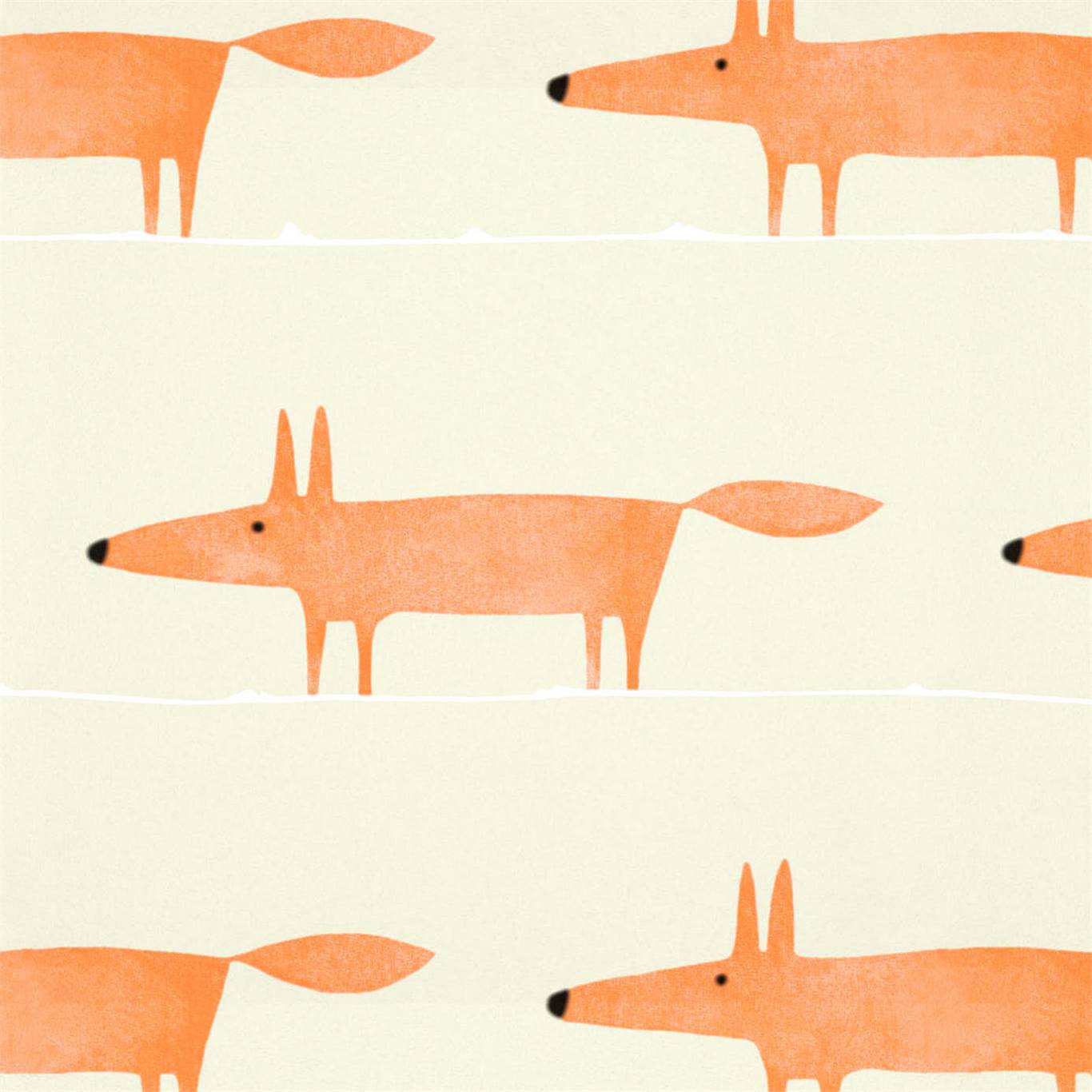 Mr Fox Ginger Wallpaper NESW112271 by Scion