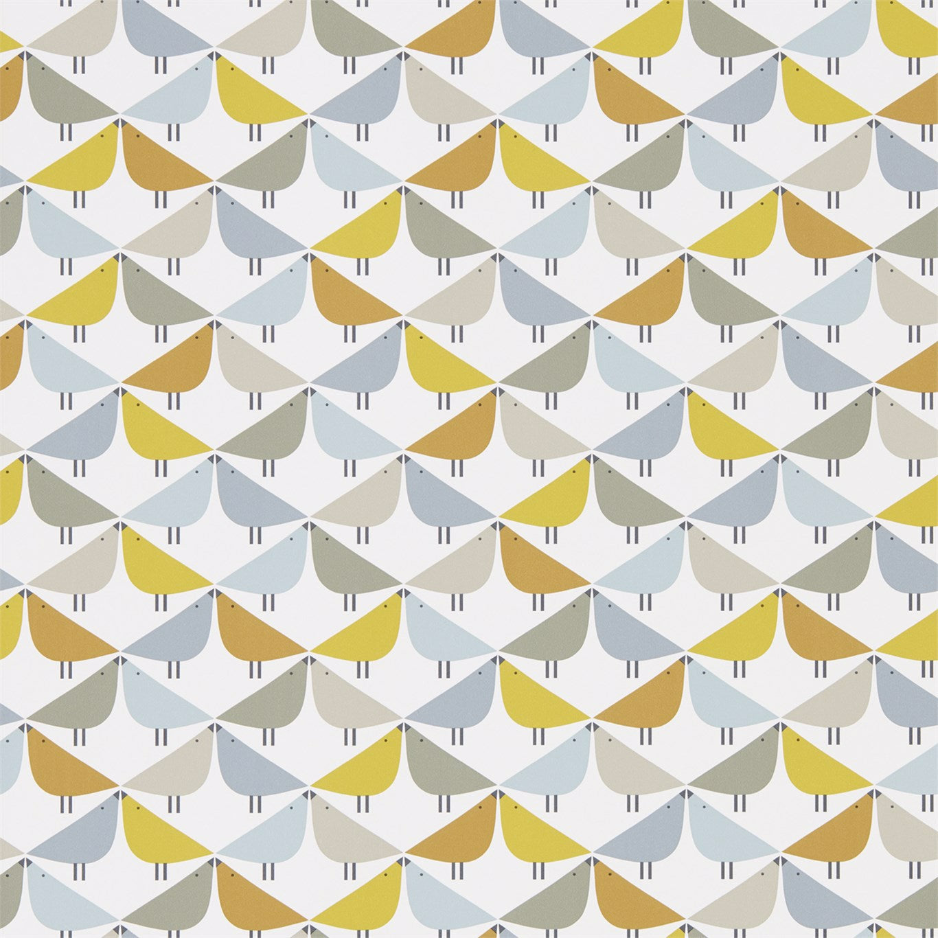 Lintu Dandelion / Butterscotch / Pebble Wallpaper NNOU111522 by Scion