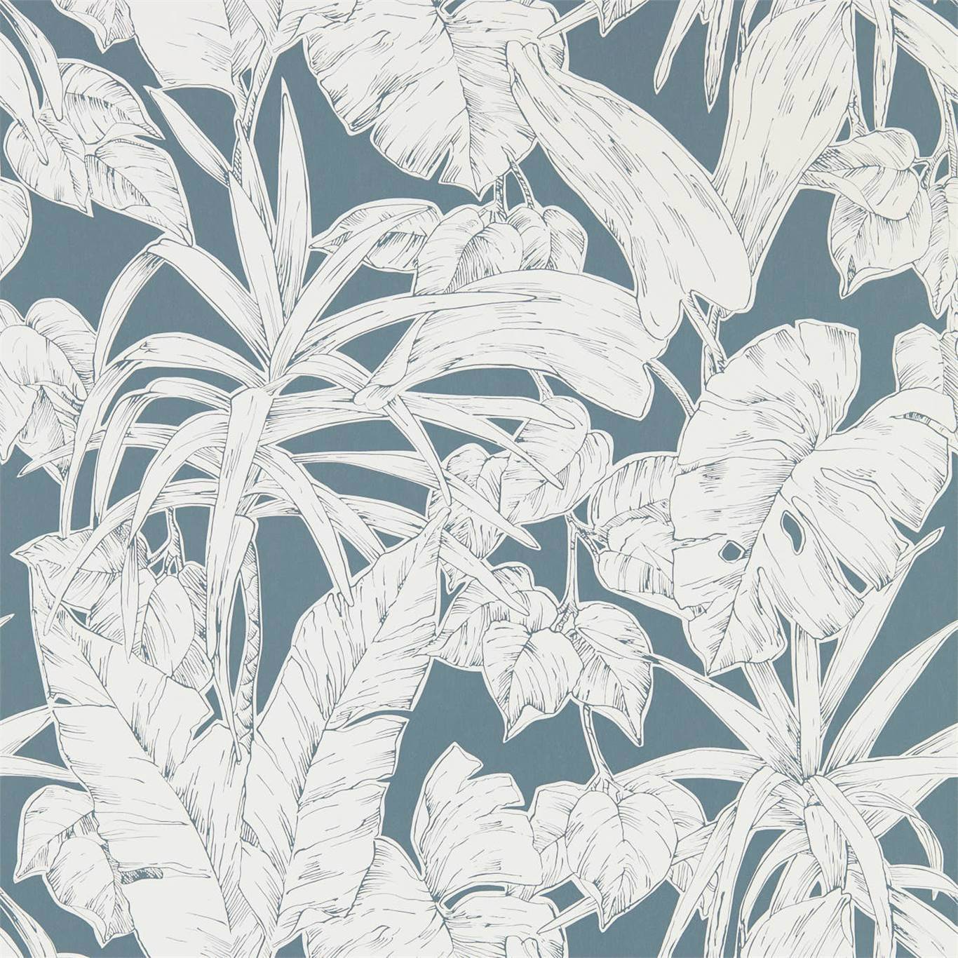 Parlour Palm Charcoal Wallpaper NZAW112023 by Scion